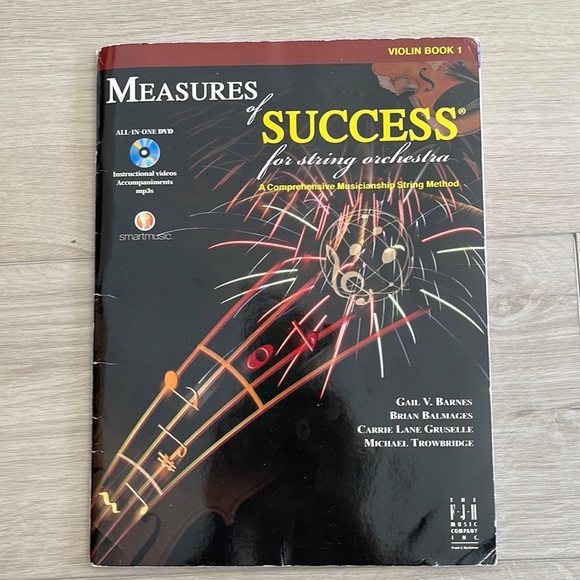 Measures of Success for String Orchestra Violin Book 1 - Paperback with DVD - Picture 1 of 6